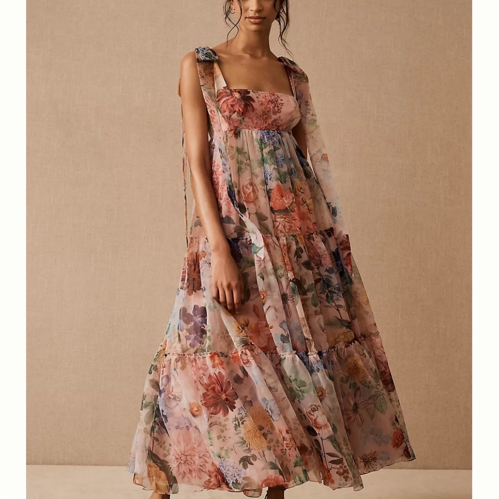BHLDN Marcella Flower Dress